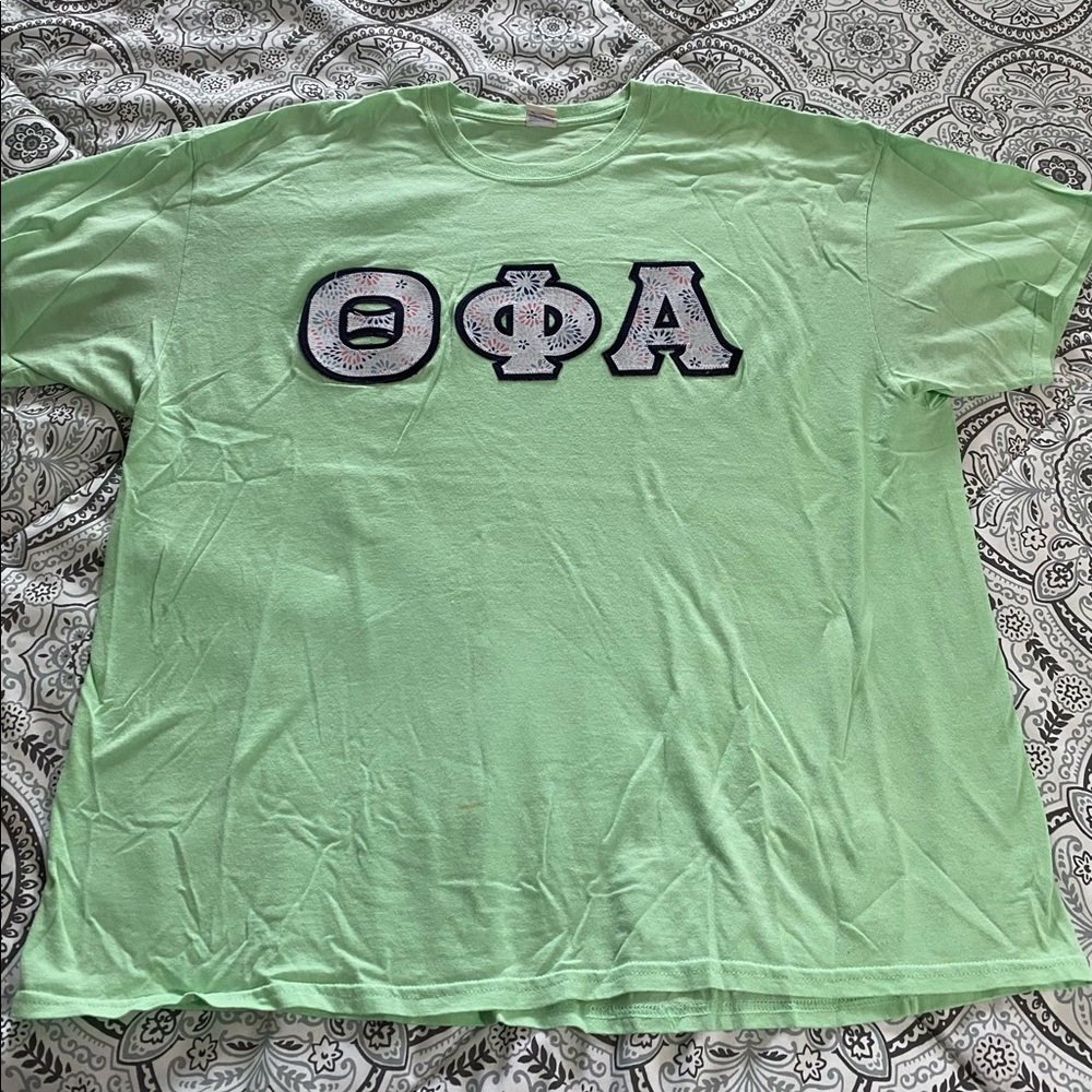 Theta Phi Alpha Letters - Green
